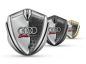 Audi Metallico Emblema Badge Disegno Max Robusto